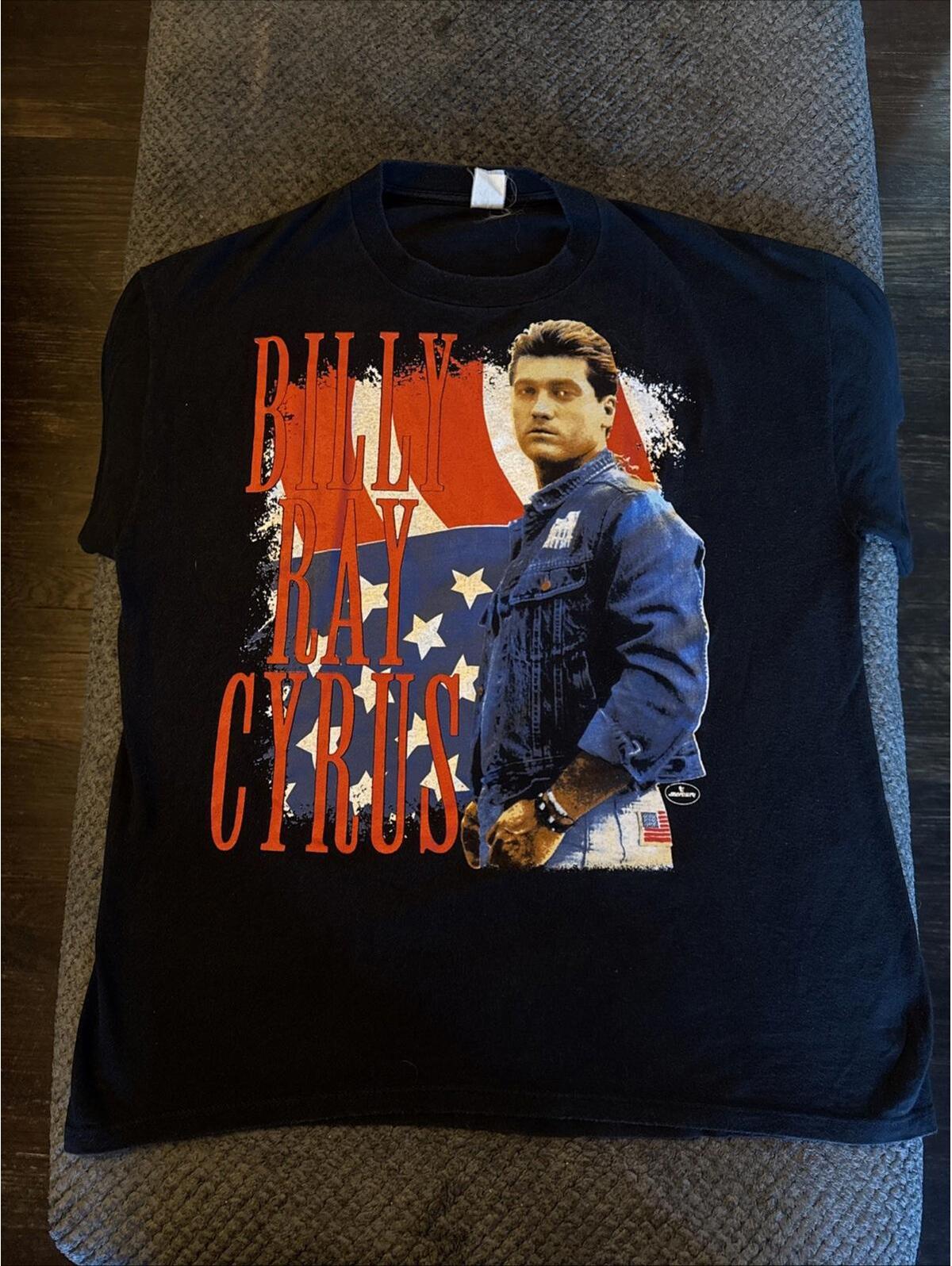 Vtg 1992 Billy Ray Cyrus Some Gave All Tour Single Stitched Shirt Mens Xl